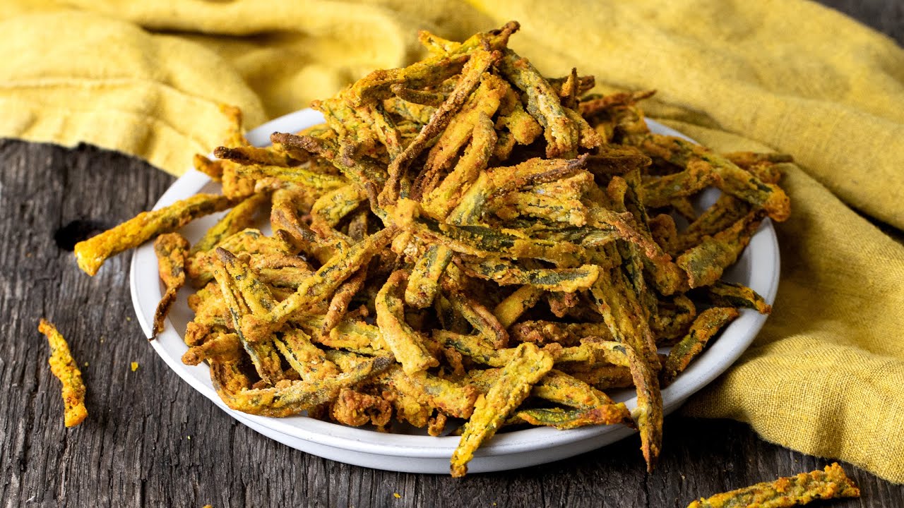 Green Crunch Crispy Bhindi Delights