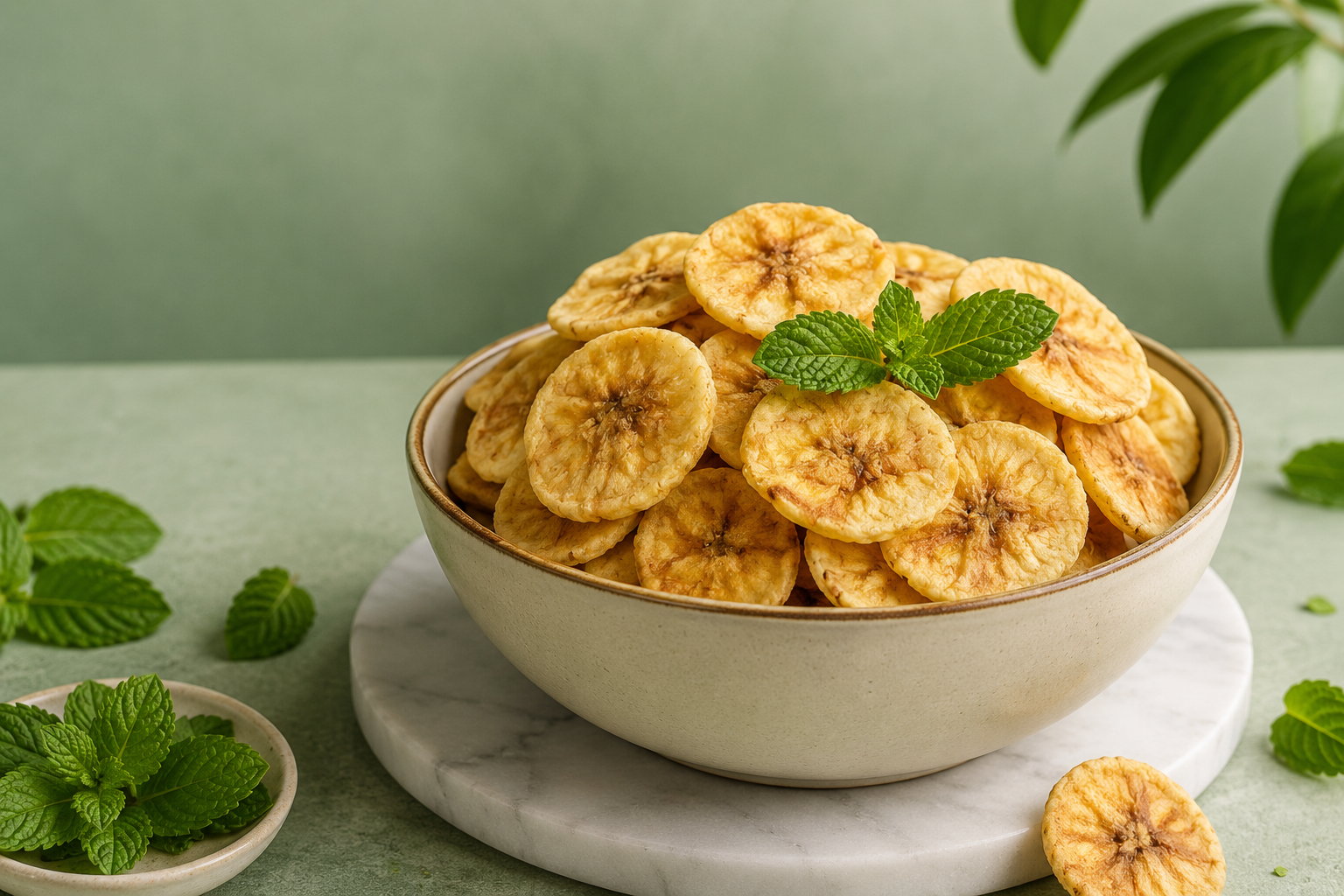 Mint Banana Chips